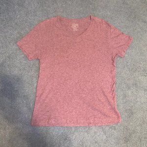 J Crew Field Knit V Neck T-Shirt